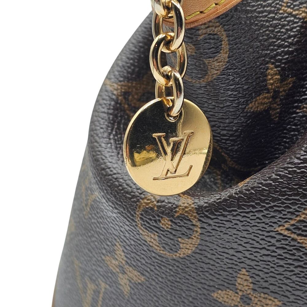 Louis Vuitton Tivoli PM Monogram Canvas Satchel Top Handle Bag Brown - Preowned - Picture 9 of 14